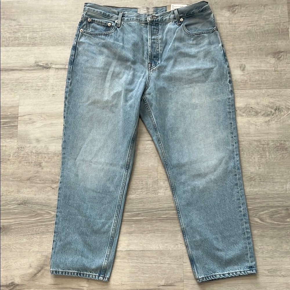 Everlane NWT The 90’s Cheeky Jeans‎ Denim High Waist Straight Women’s 33 - Picture 3 of 13